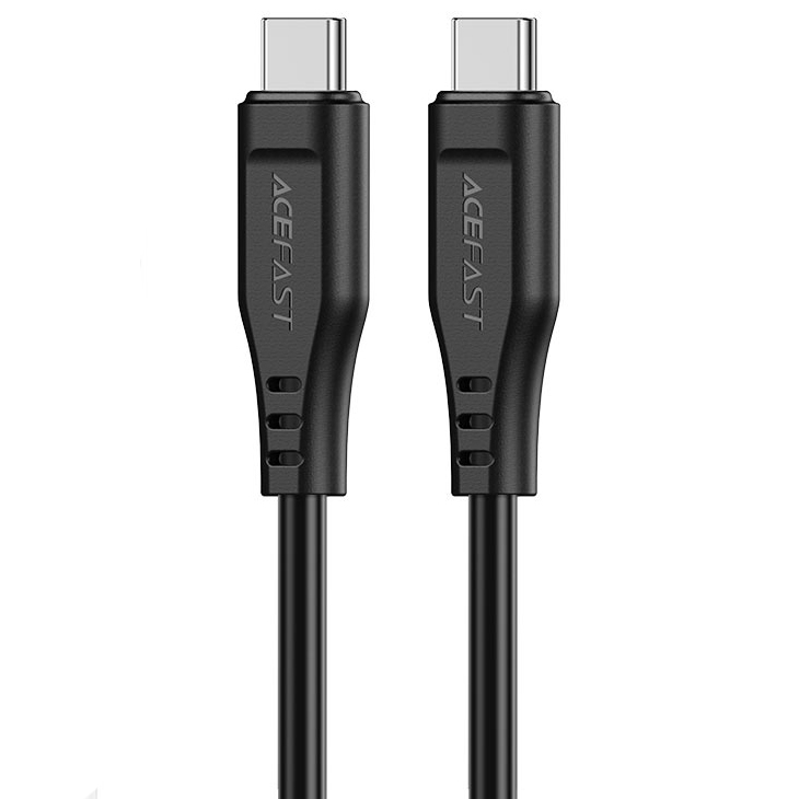 Кабель Acefast C3-03 USB-C to USB-C Charging Data Cable (1,2 метра) чёрный (AF-C3-03-BK)