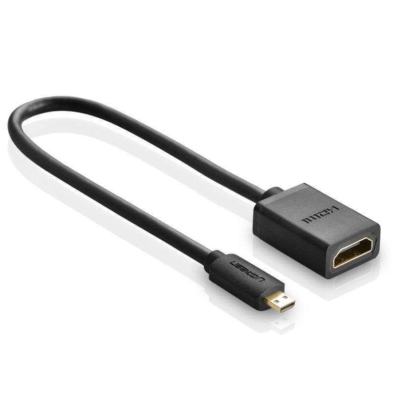 Адаптер Ugreen microHDMI — HDMI Adapter Cable чёрный (20134) 