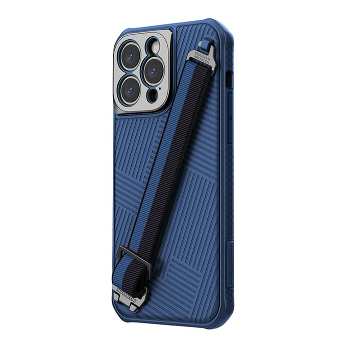Чехол Nillkin Strap для iPhone 14 Pro Max синий