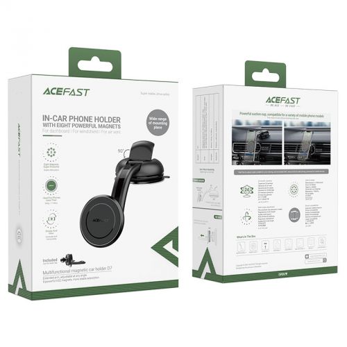 Автомобильный держатель Acefast D7 Multifunctional Magnetic Car Holder (AF-D7-BK)