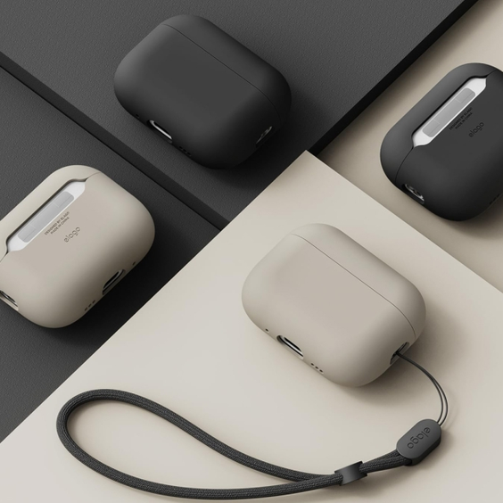 Чехол Elago Liquid Hybrid для AirPods Pro 3 черный