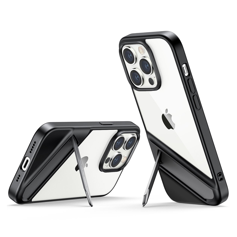Чехол UGREEN LP636 (90927) Kickstand Protective Case для iPhone 14 Pro Max чёрный
