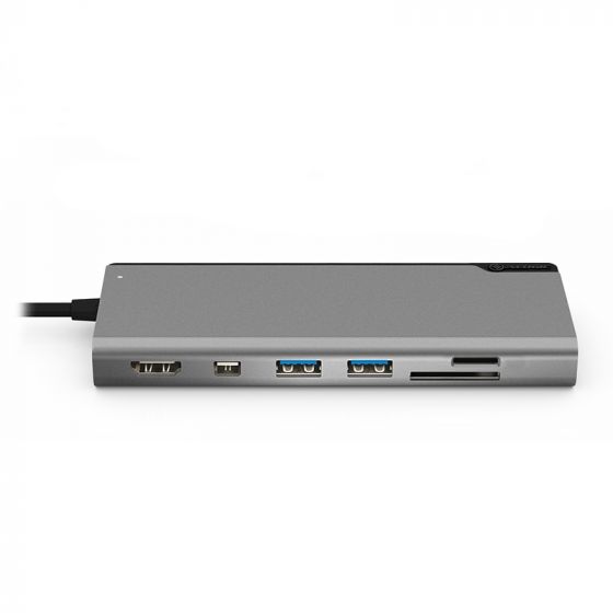 Мульти хаб ALOGIC USB-C Dock PLUS серый космос