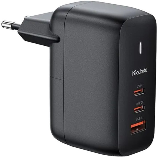Сетевое зарядное устройство Mcdodo 65W PD GaN Mini Fast Charger CH-0291 чёрное