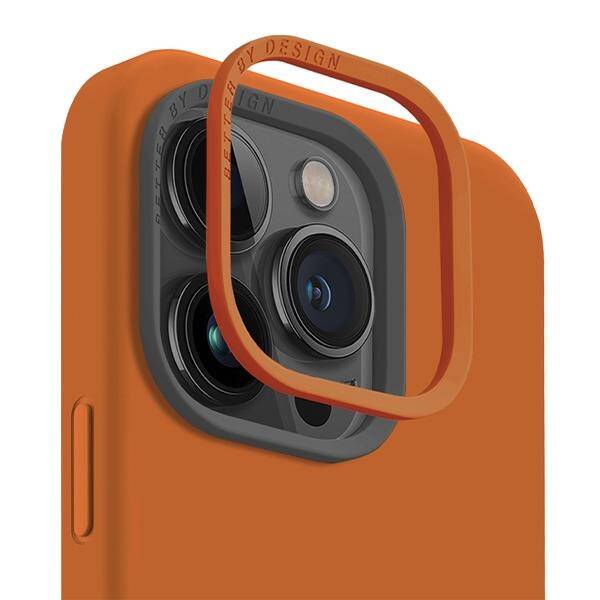 Чехол Uniq LINO MagSafe для iPhone 15 Pro оранжевый (Orange)