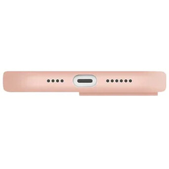 Чехол Uniq Lino для iPhone 13 Pro Max розовый
