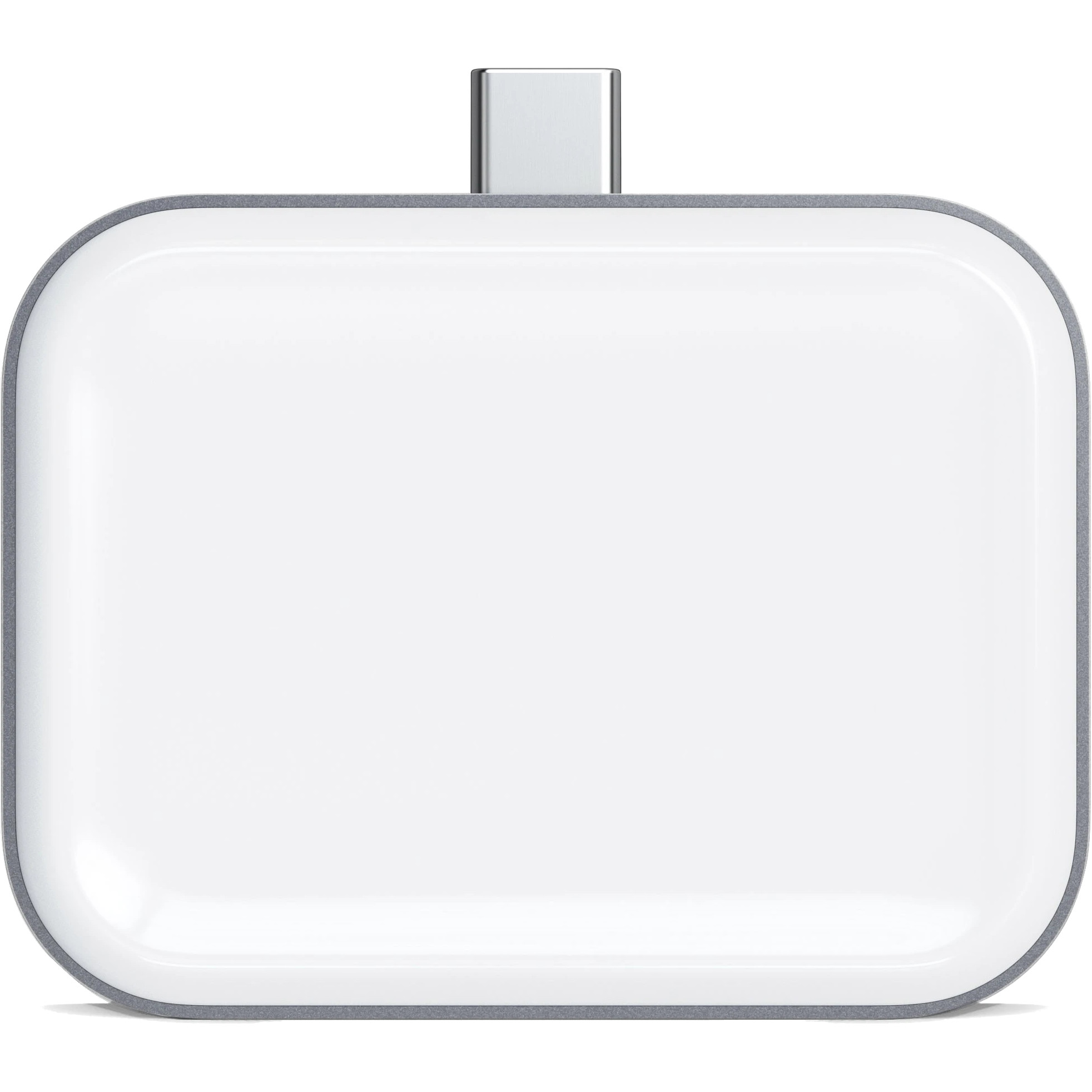Беспроводное зарядное устройство Satechi USB-C Wireless Charging Dock для AirPods серый космос (ST-TCWCDM)