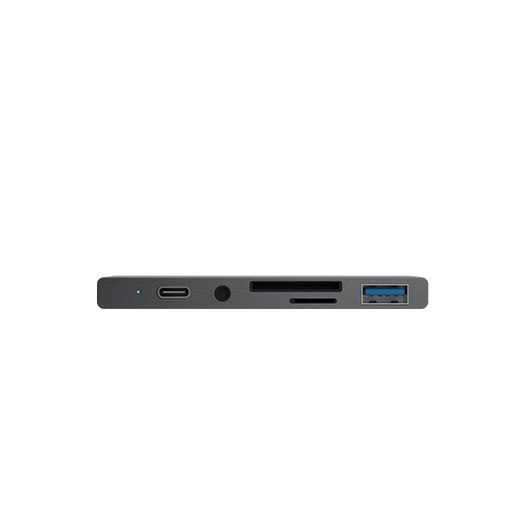 Хаб SwitchEasy SwitchDrive 6 in 1 USB-C HUB USB Type-C / mini jack 3.5 мм / MicroSD / SD / USB / HDMI серый космос (GS-105-202-253-101)