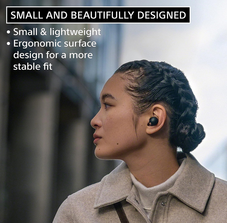 Наушники SONY TWS с шумоподавлением черные