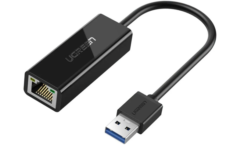 Адаптер UGREEN CR111 (20256) USB 3.0 Gigabit Ethernet Adapter черный
