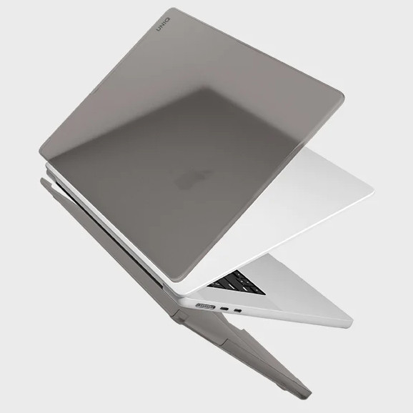 Чехол Uniq HUSK Pro Claro для Macbook Air 13 (M2/M3) 2022/2024 Серый матовый (Matte Grey)