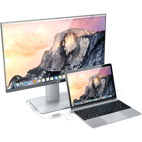 Адаптер Satechi USB Type-C — HDMI Adapter 4K 60HZ серебристый