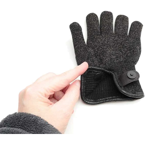 Перчатки Mujjo Double Layered Touchscreen Gloves для iPhone/iPod/iPad/etc чёрные (Размер L)