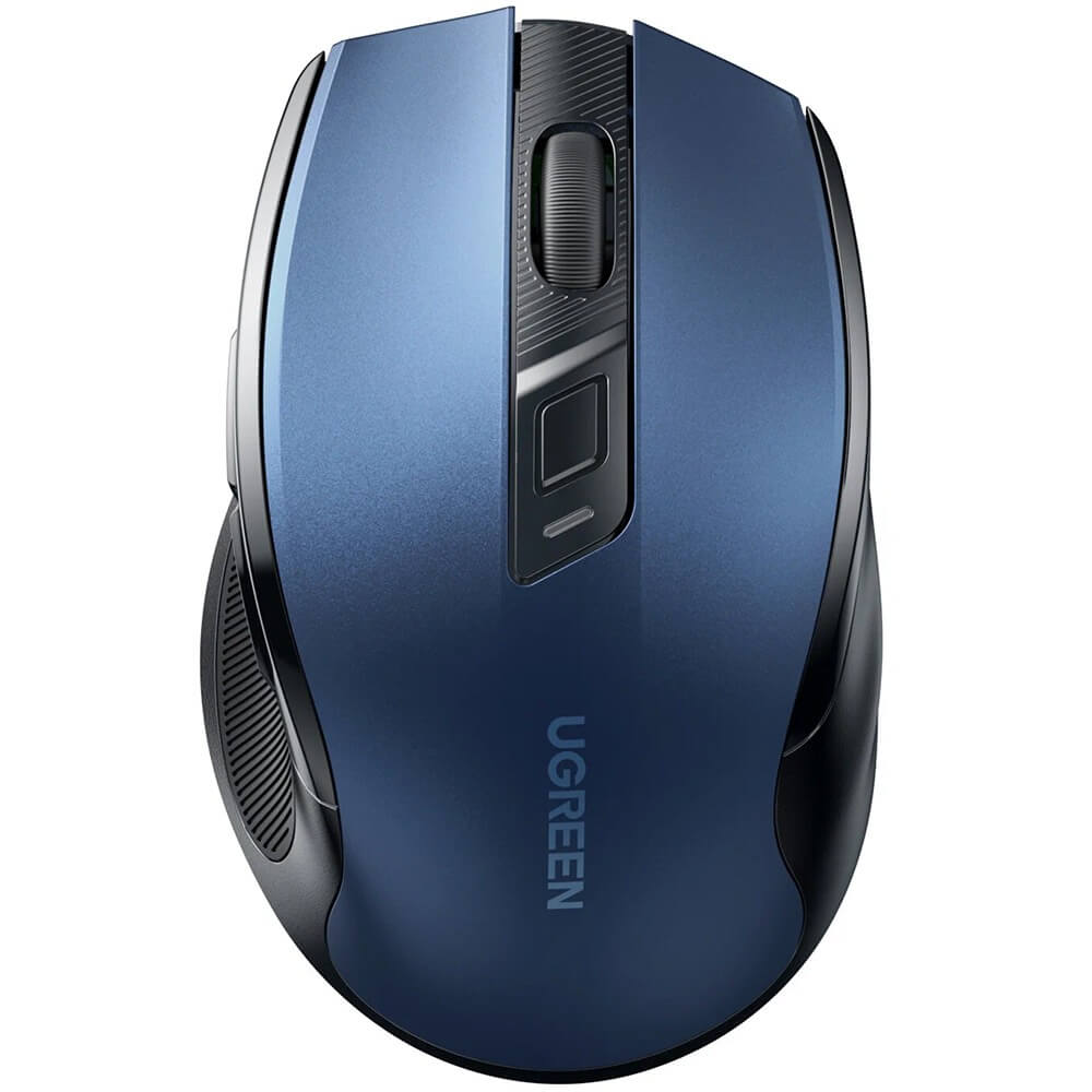 Беспроводная мышь UGREEN MU006 2.4 GHz 800-4000 DPI Ergonomic Wireless Mouse синяя 