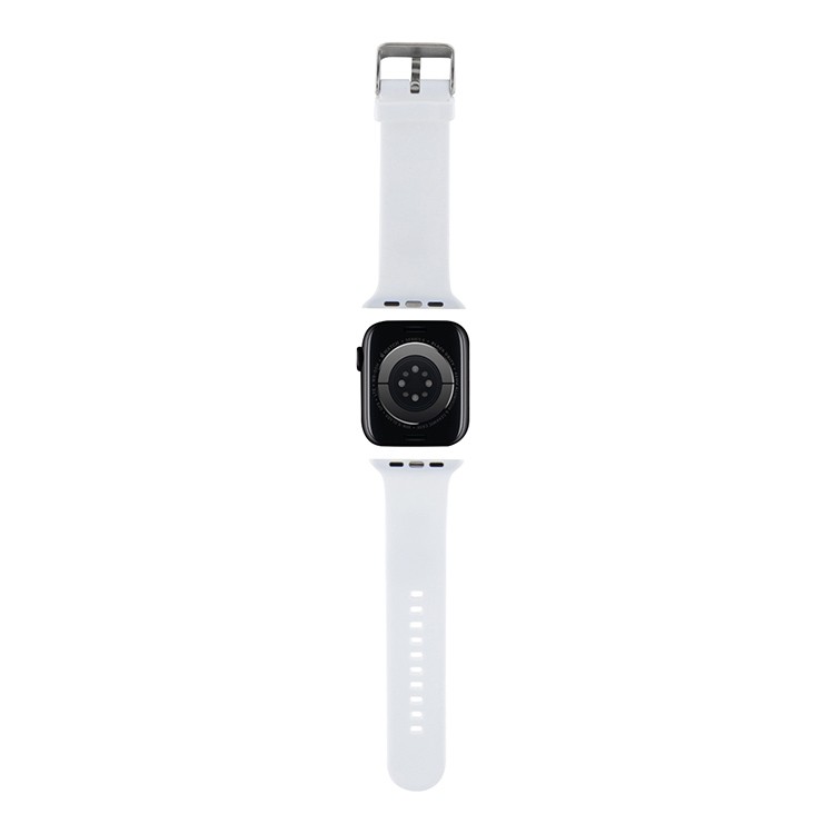 Ремешок CG Mobile Lagerfeld 3D Rubber NFT Karl Head для Apple Watch 38/40/41 мм белый