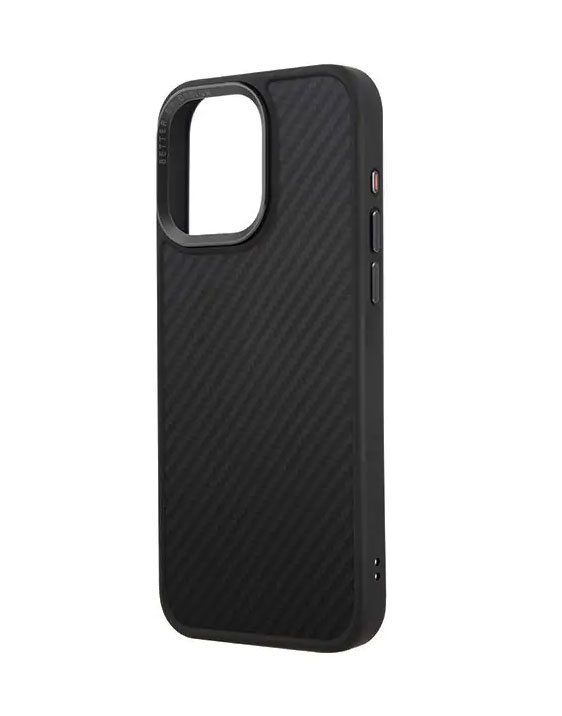 Чехол Uniq для iPhone 15 Pro Max KEVA Kevlar черный (MagSafe)