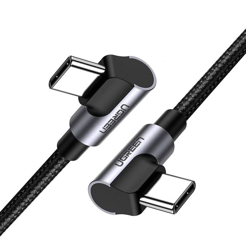 Кабель Ugreen US323 USB-C to USB-C PD QC3.0 60W Cable (2 метра) чёрный (70531)