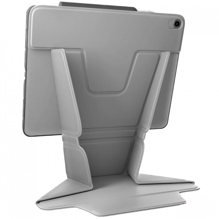 Чехол Uniq Ryze 360 для iPad Air 13 (M2, 2024) серый (Light Grey)