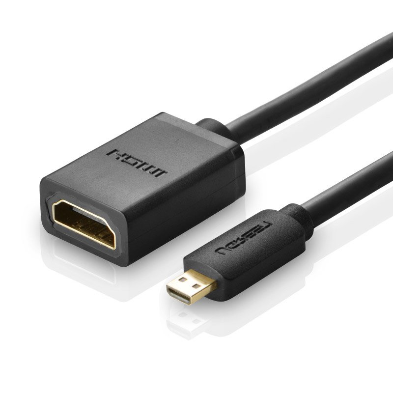 Адаптер Ugreen microHDMI — HDMI Adapter Cable чёрный (20134) 