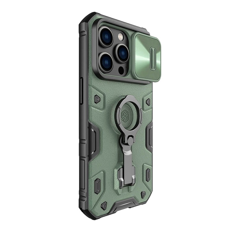 Чехол Nillkin CamShield Armor Pro Magnetic для iPhone 14 Pro Max зелёный