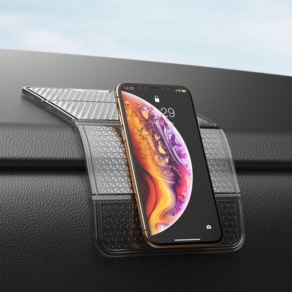 Коврик-подставка для смартфона Baseus Folding Bracket Antiskid Pad прозрачная (SUWNT-02)