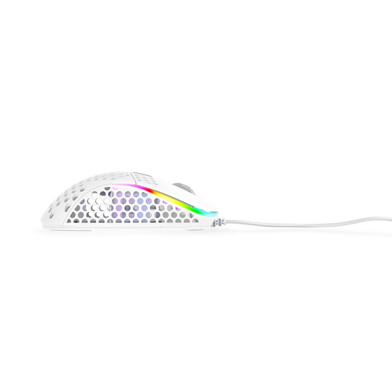 Игровая мышь Xtrfy M4 c RGB подсветкой белая