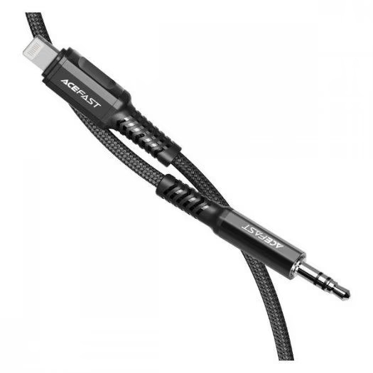 Кабель Acefast C1-06 Lightning to 3.5 mm Cable (1,2 метра) чёрный (AF-C1-06-BK)