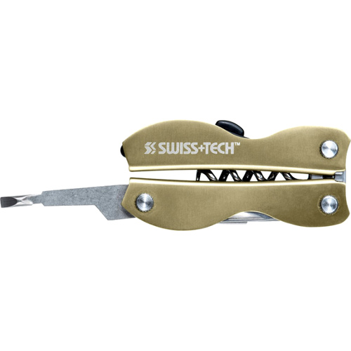 Карманный мультиинструмент Swiss+Tech Vintage Corkscrew Tool 8-in-1 золотистый (подарочная упаковка)