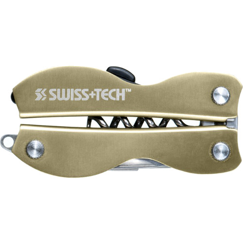 Карманный мультиинструмент Swiss+Tech Vintage Corkscrew Tool 8-in-1 золотистый (подарочная упаковка)