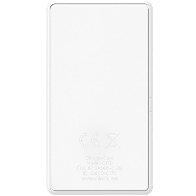 Поисковый трекер Chipolo Card (CH-C17B-WE-G) белый