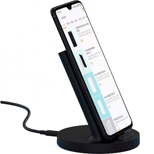 Беспроводное зарядное устройство Xiaomi Mi Vertical Wireless Charger 20W (WPC02ZM)