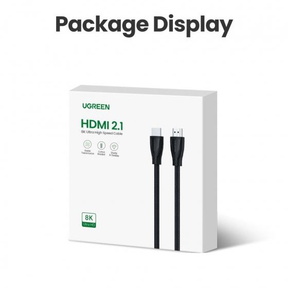 Кабель Ugreen HD140 HDMI v2.1 -3 метра
