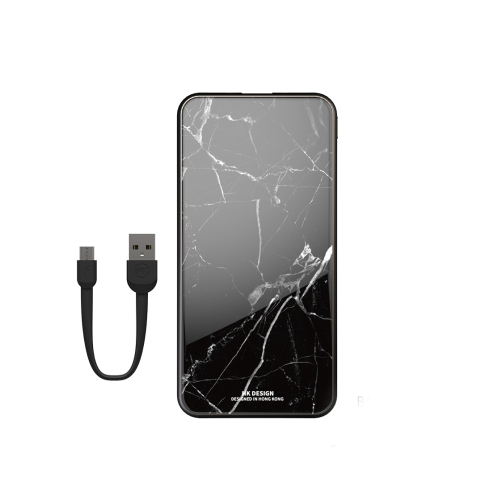Внешний аккумулятор HK Design Glass Marble BN003 10000 мАч чёрный