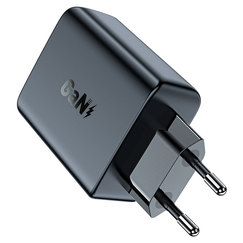 Сетевое зарядное устройство ACEFAST A29 GaN PD50W (2xUSB-C) Fast Charge Wall Charger чёрное (EU)