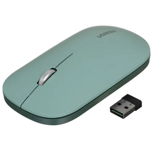 Беспроводная компьютерная мышь UGREEN MU001 (90374) Portable Wireless Mouse мятная