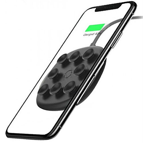 Беспроводное зарядное устройство Baseus Suction Cup Wireless Charger чёрное (WXXP-01)