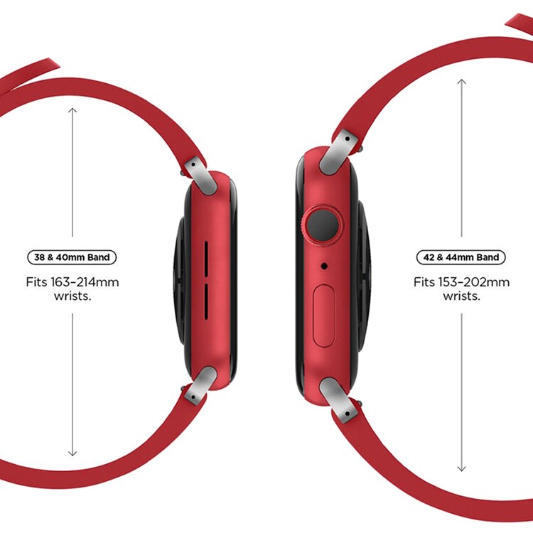 Ремешок Elago Premium Rubber для Apple Watch 42/44/45 мм красный