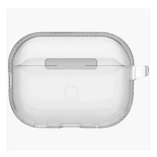 Чехол с карабином Uniq Glase PRO для Airpods Pro 3 прозрачный