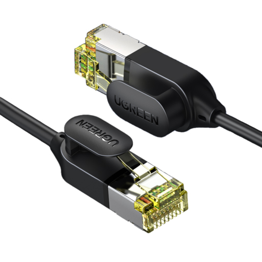 Кабель Ugreen NW149 2 x RJ45 Cat7 Patch Cable (3 метра) чёрный (80418)