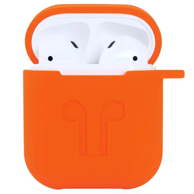 Чехол Guardi Soft Touch Protective Case для Airpods 1/2 оранжевый