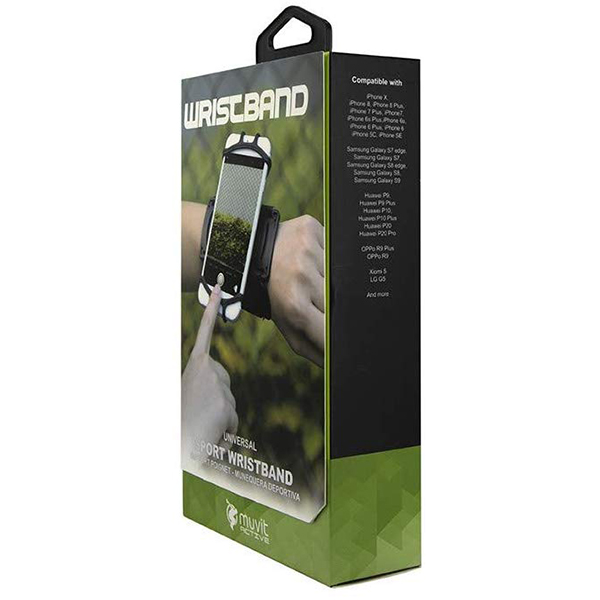 Спортивный чехол на руку для смартфонов Muvit Active Universal Sport Wristband