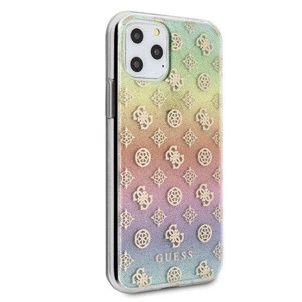Чехол Guess 4G Peony Hard для iPhone 11 Pro Iridescent Multicolor