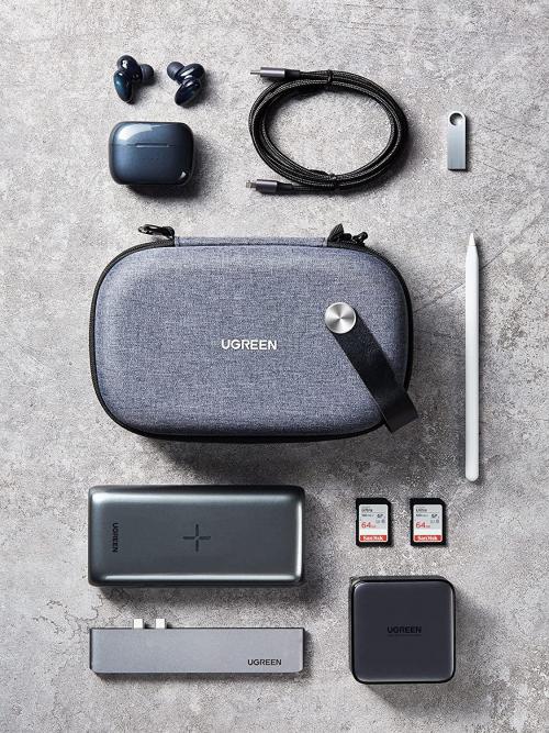 Органайзер UGREEN LP152 Travel Storage Case серый (50903)
