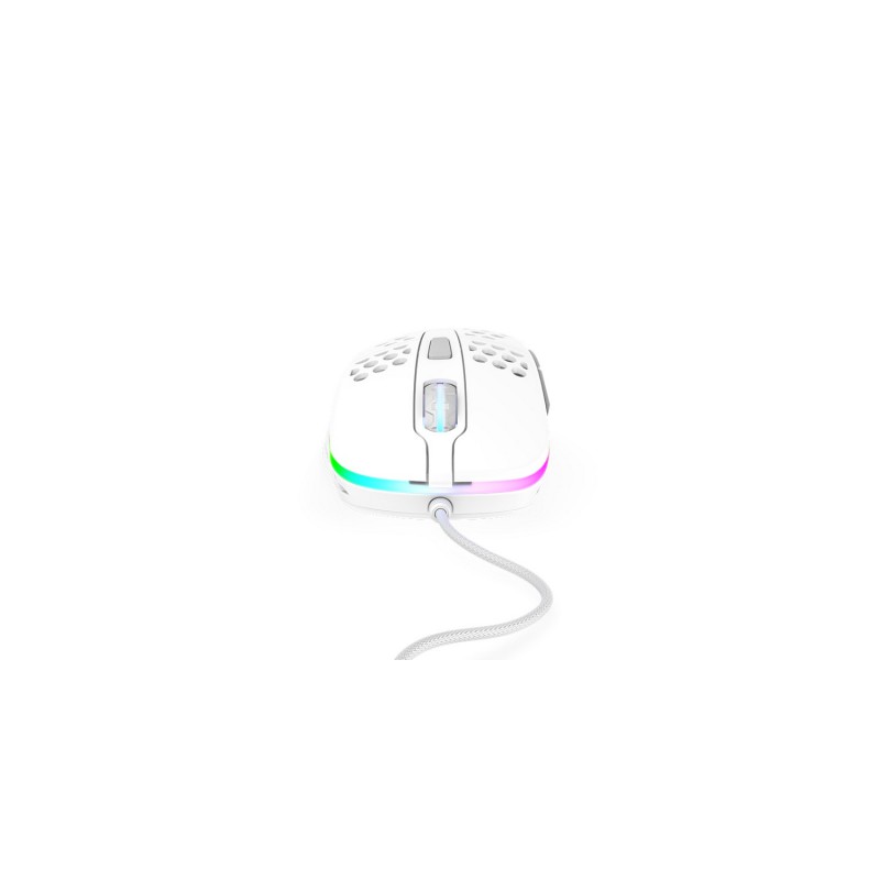 Игровая мышь Xtrfy M4 c RGB подсветкой белая