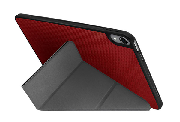 Чехол UNIQ Transforma Rigor для IPAD Air 10.9 (2020) красный (с антимикробным покрытием и держателем для стилуса)