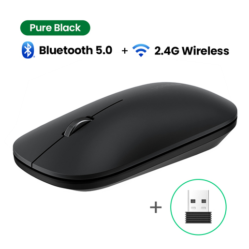 Беспроводная компьютерная мышь UGREEN MU001 (90531) Portable Wireless Mouse чёрная