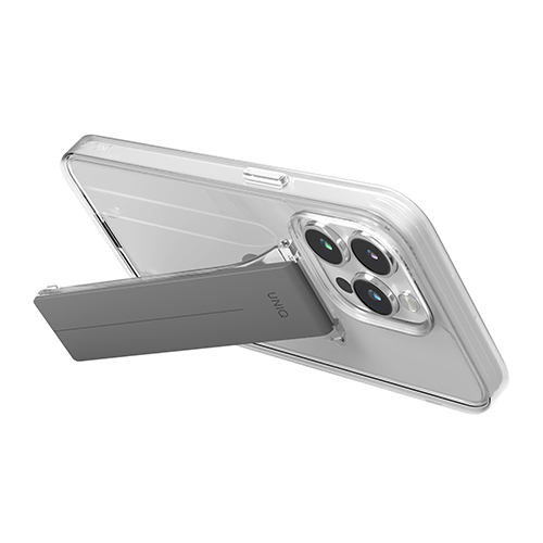 Чехол Uniq Heldro Mount для iPhone 15 Pro Max прозрачный (Clear)
