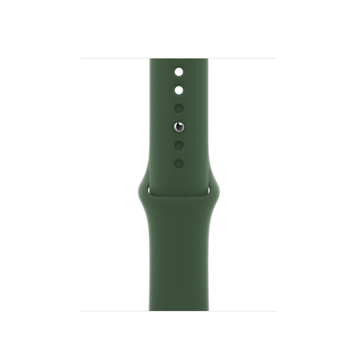 Умные часы Apple Watch Series 7 41 мм, алюминий зелёный, спортивный ремешок «Зелёный клевер»