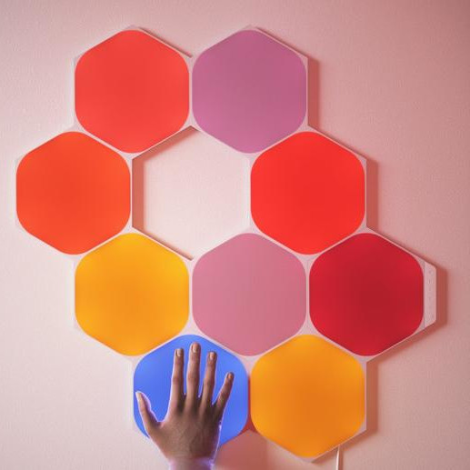 Умная система освещения Nanoleaf Shapes Hexagon Starter Kits 5 панелей (NL42-5002HX-5PK)