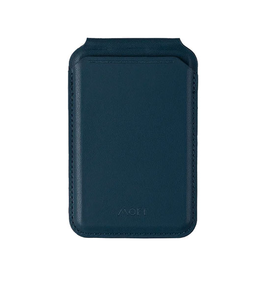 Подставка-бумажник MOFT flash wallet для iPhone 12/13/14 синего цвета